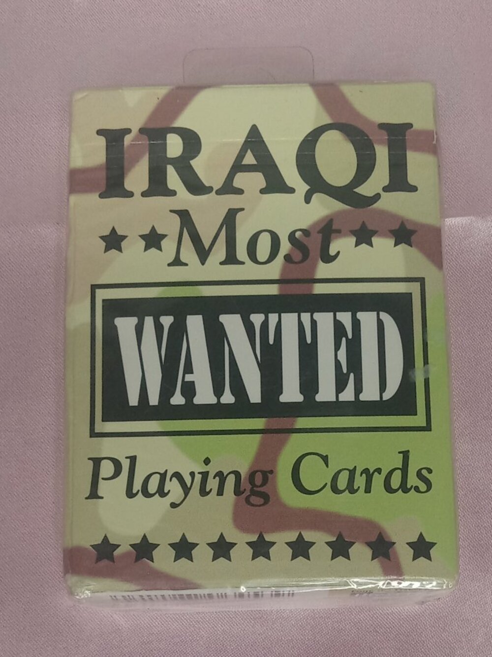 Iraqi Most Wanted Playing Cards